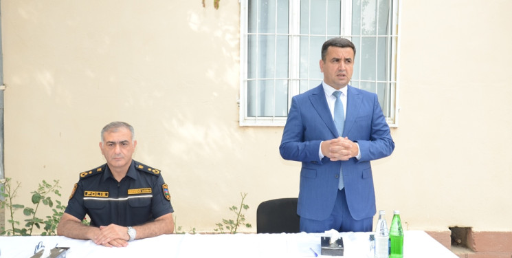 Saatlı rayonu Əhmədbəyli kəndində səyyar qəbul keçirildi