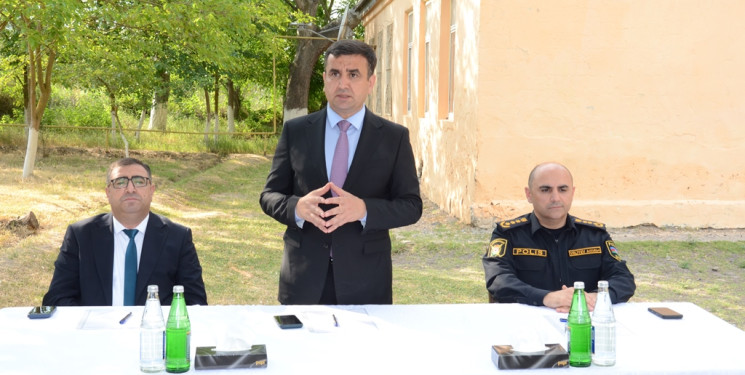 Saatlı rayonu Mustafabəyli kəndində səyyar qəbul keçirildi