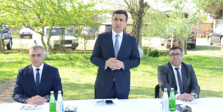 Saatlı Rayon İcra Hakimiyyəti başçısının növbəti səyyar görüş-qəbulu Qazanbatan kəndində keçirilmişdir